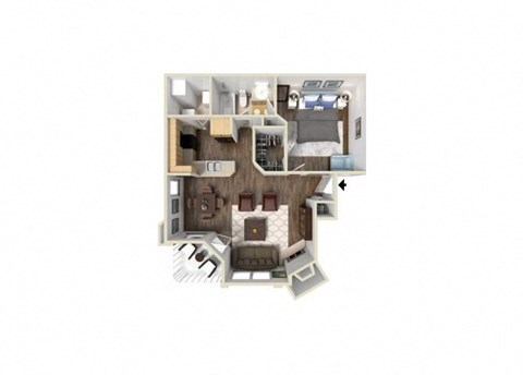 The Vision Floor Plan at The Met, Las Vegas, NV